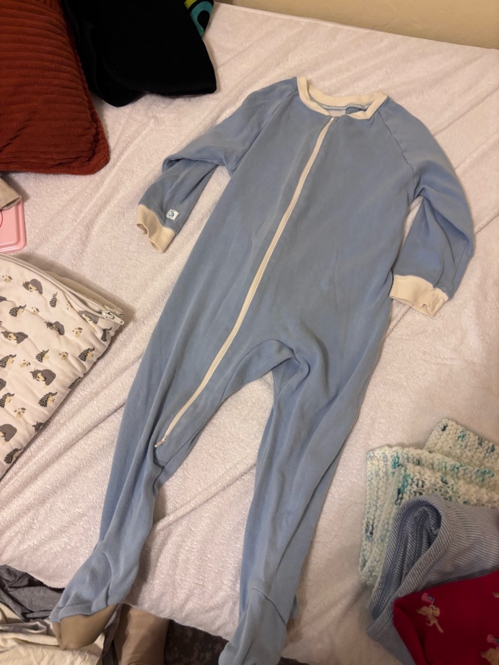 Castleware Footed Kids One-Piece Zipper Pajamas